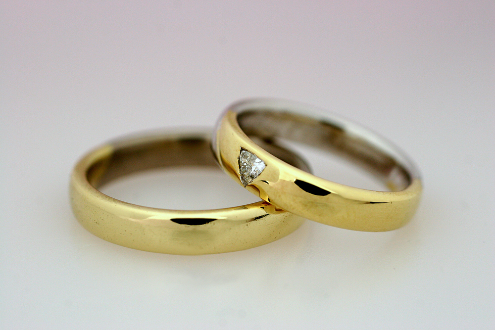 Eheringe als Zeichen der ewigen Treue